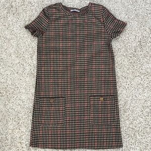 Zara Trafaluc Plaid Dress